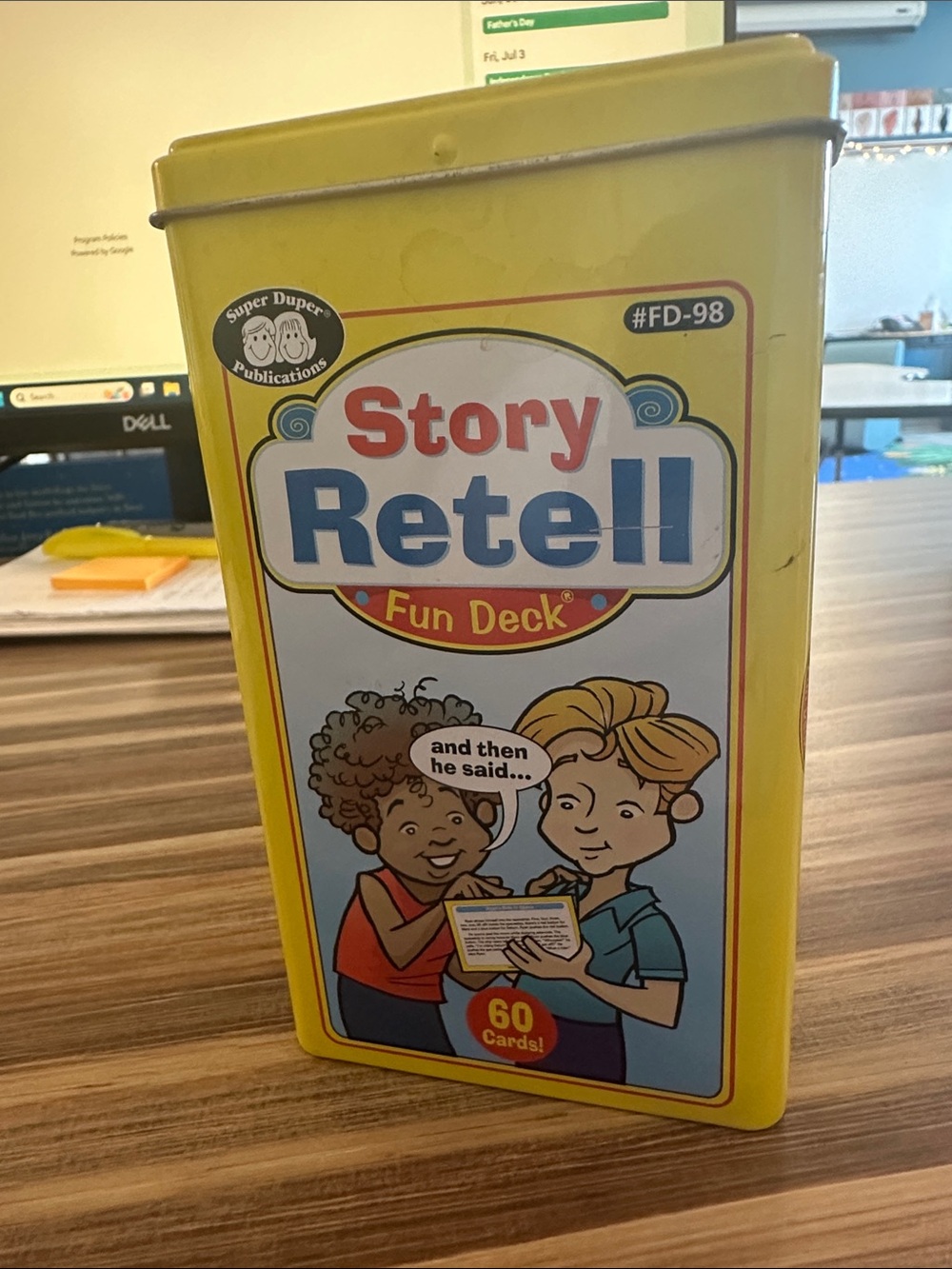 Super Duper Publications- story retelling fun deck